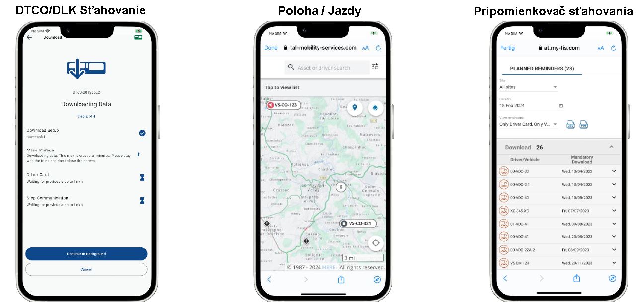 Tachografy Príslušenstvo | VDO FLEET APP | Úvodná stránka | TAMEX spol ...