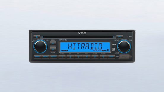 Radio/CD/USB/MP3/WMA 12V Modré