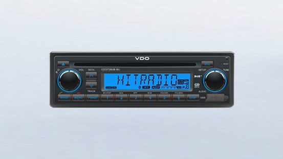 Radio/CD/USB/MP3/WMA/DAB /DAB+/DMB/Bluetooth 12V Modré